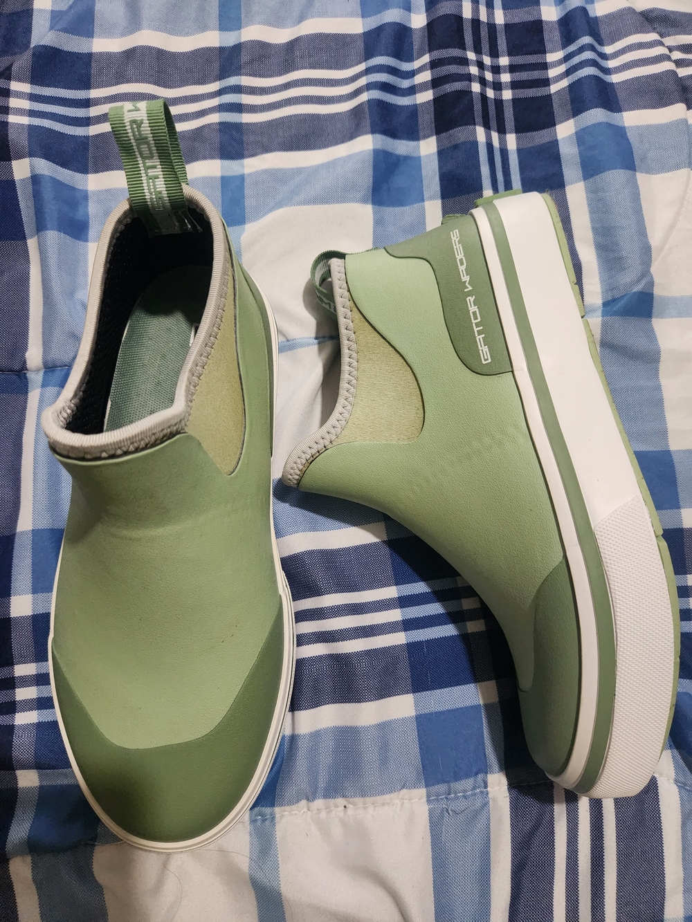 Gator Waders Air Mesh Slip-On Waterproof Camp Boots - Sage